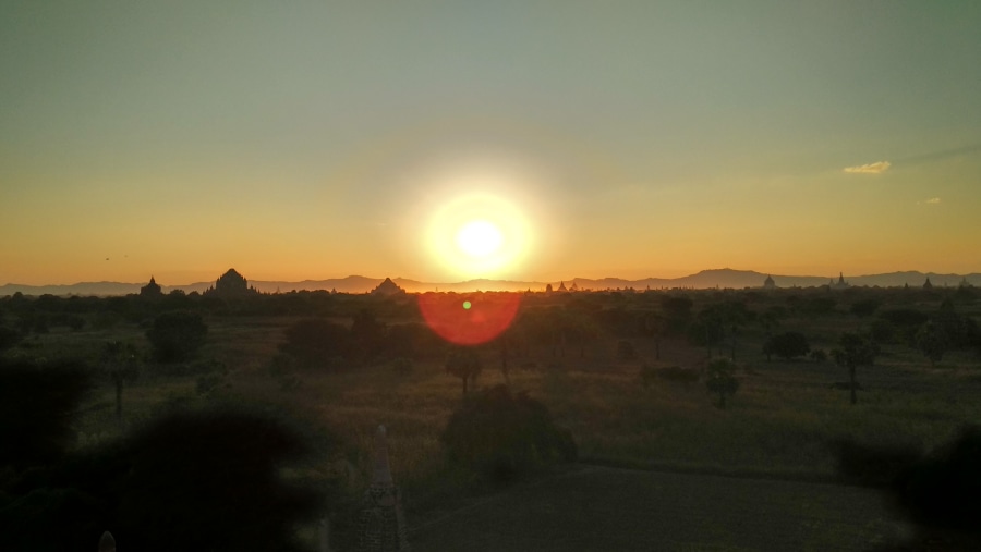 Sunset in Bagan