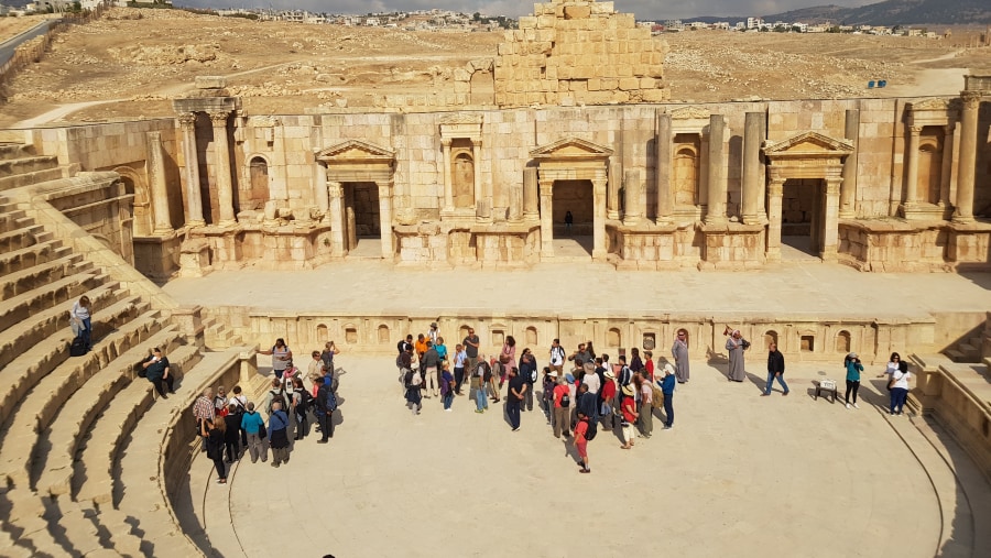 Jerash City. ،Hayat Enjoy Tours With Muhannad Saudi 00962776677963