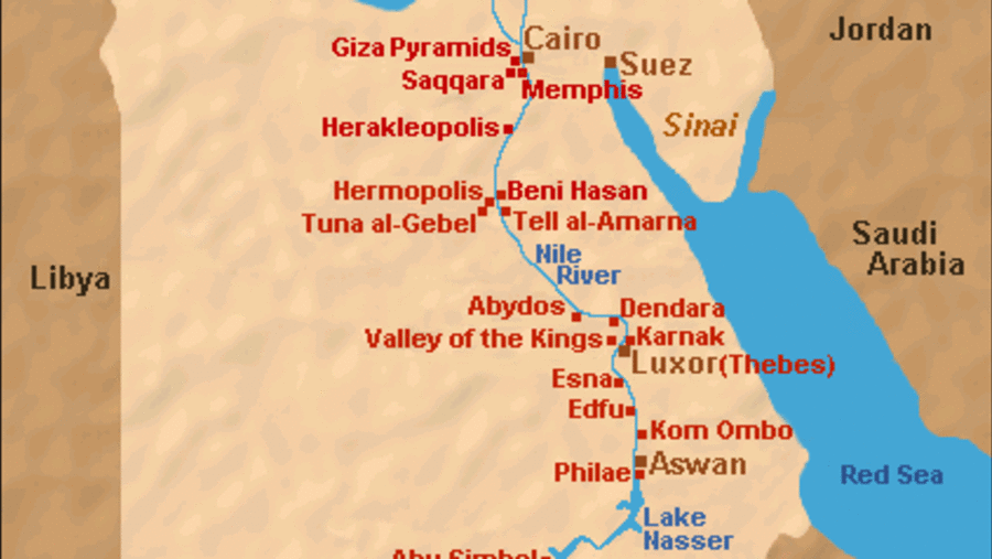 Map of Egypt