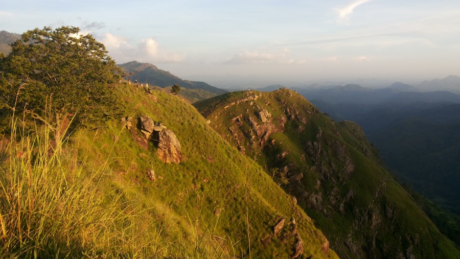 Sun set at Little Adams Peak