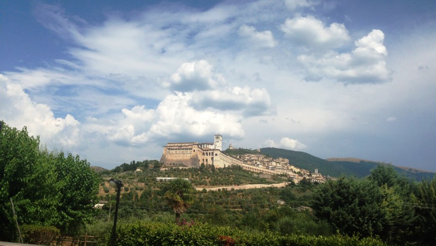 approaching the town of San Francesco