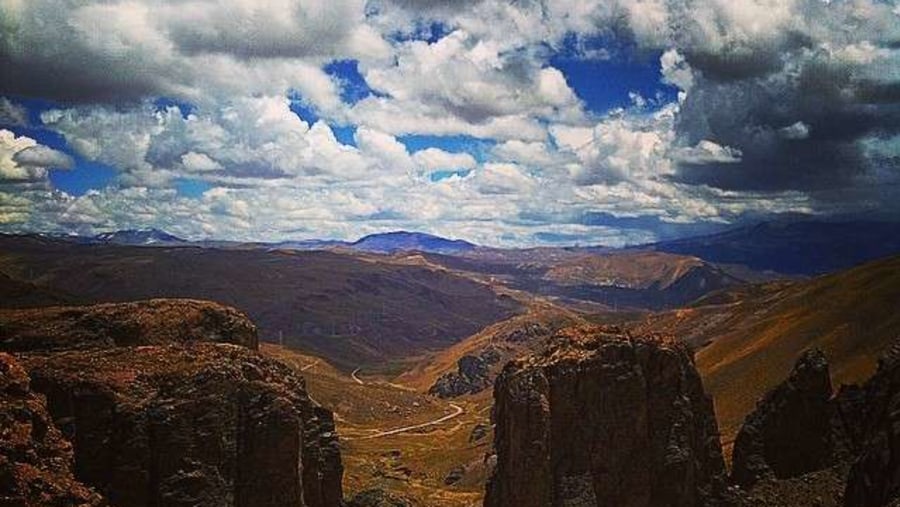 The entrance to Colca Valley