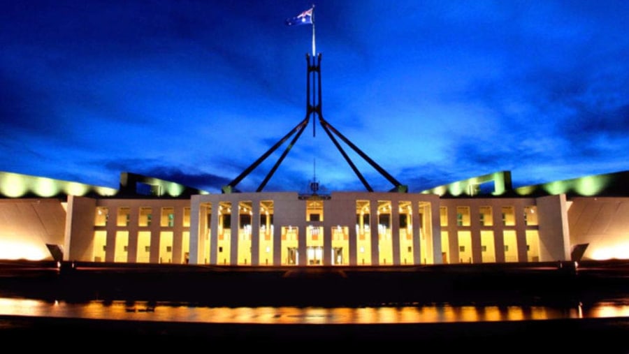 Parliament House at night