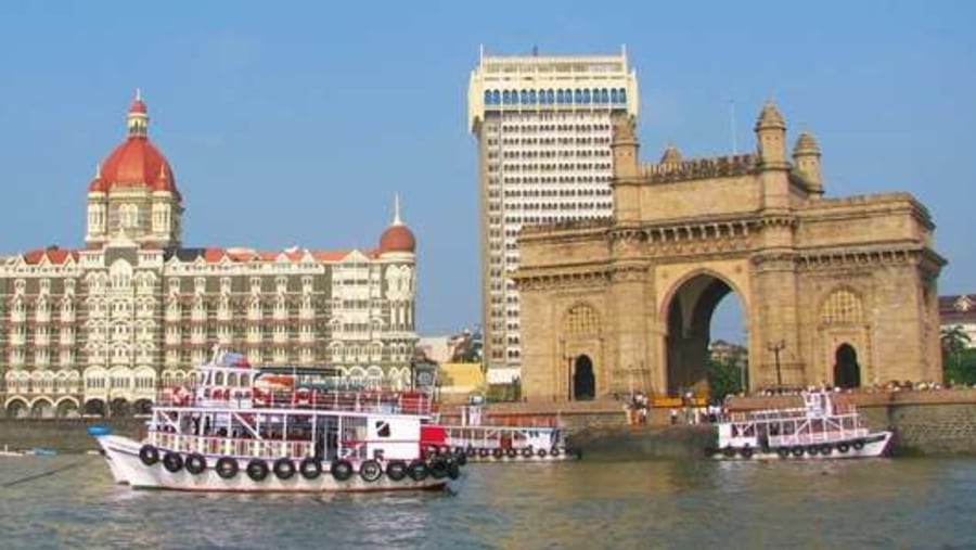 Gateway of India and Taj Palace