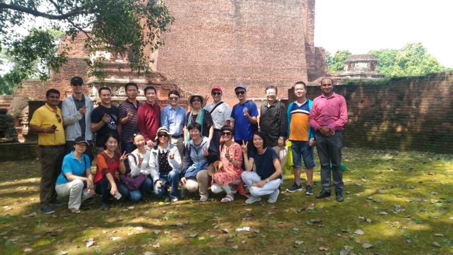 Ruins of Nalanda acient Buddhist university