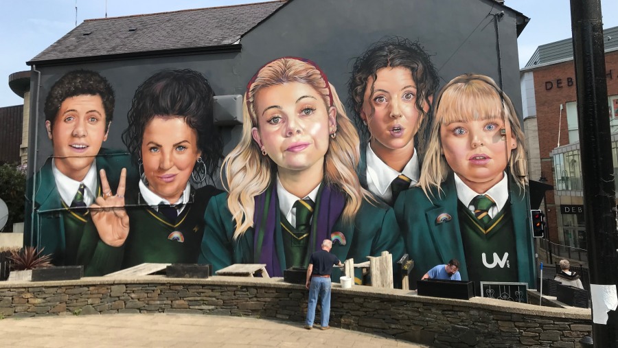 Derry Girls Mural