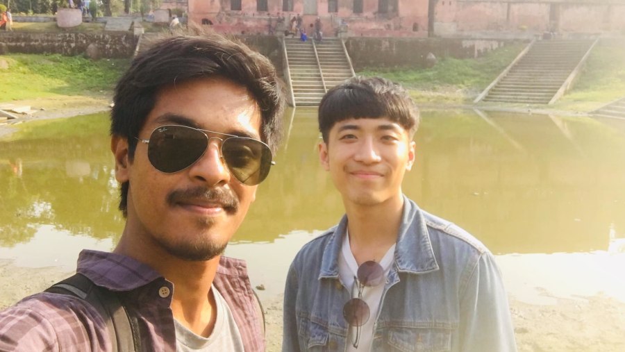 Baliati Palace with Taiwanesi guy