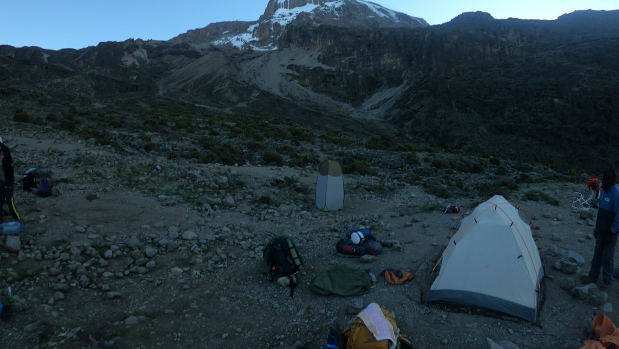 At Baranco Camp Mt Kilimnjaro 