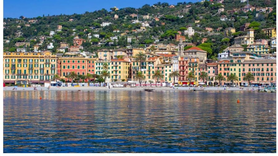 The sea front of Santa Margherita