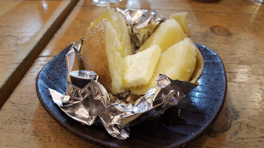 Hokkaido potatoes with Hokkaido butter