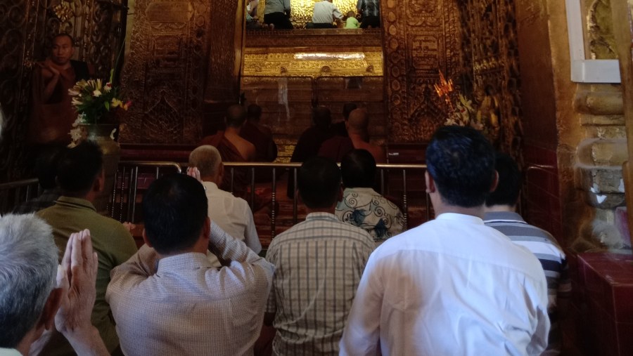 The most famous Buddha image in Mandalay