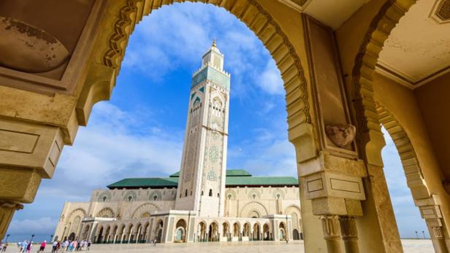 The Magnificent Hassan II mosque