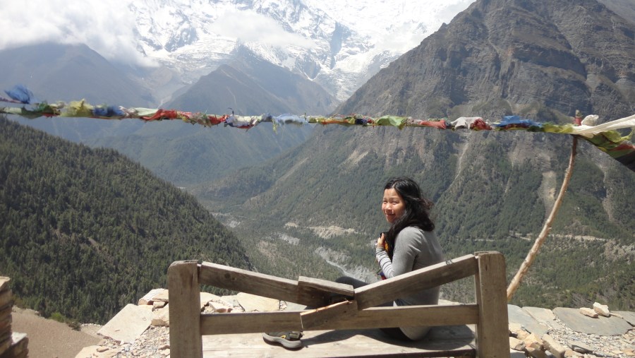 View from Ghyaru Annapurna 2nd 