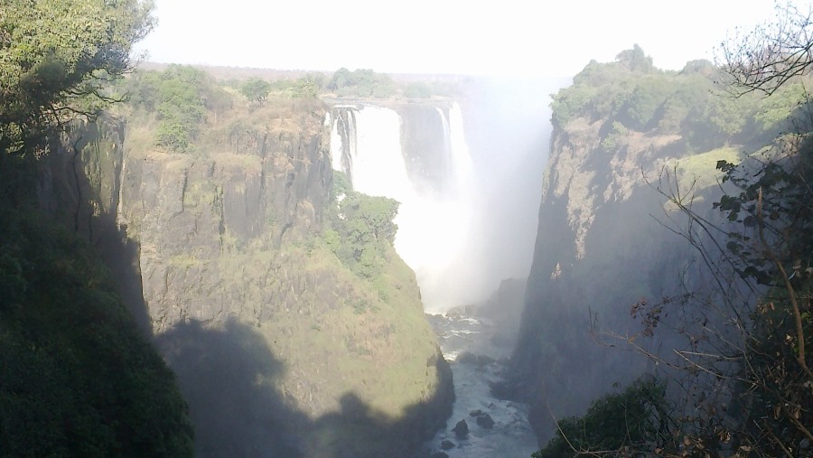 Victoria Falls view from the West