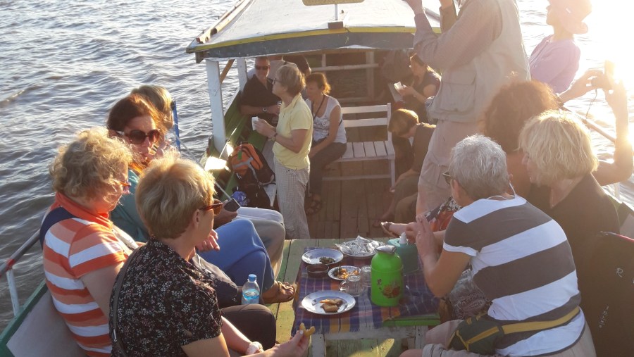 Sunset on Boat