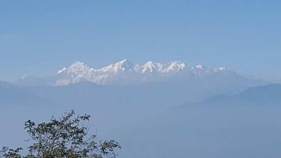 The himalayas from Kakani..35km from kathmandu