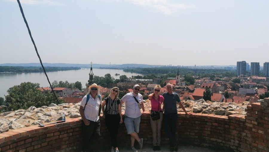 Danube and Belgrade viewpoint in Zemun 