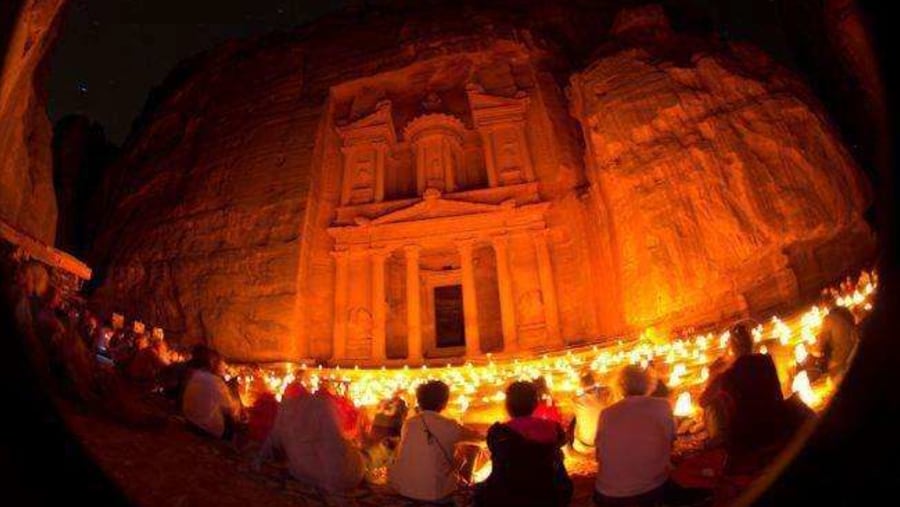 Petra by night 