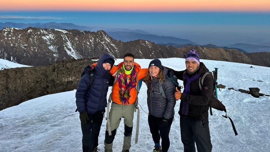 Private groupe Winter Toubkal Summit