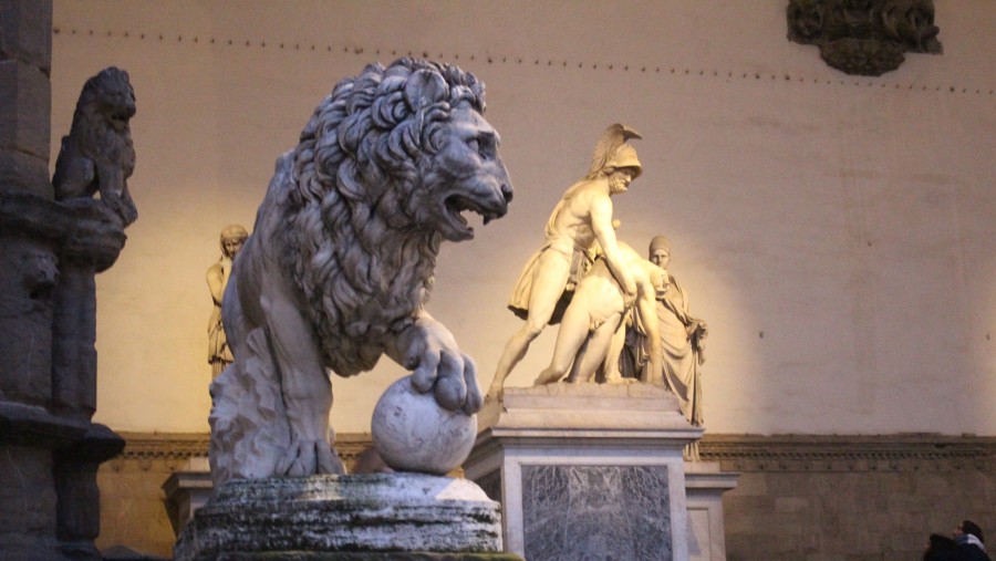Lion, a symbol of the city