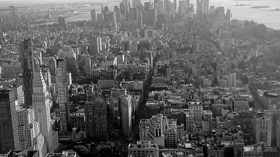 The view from the Empire State Building