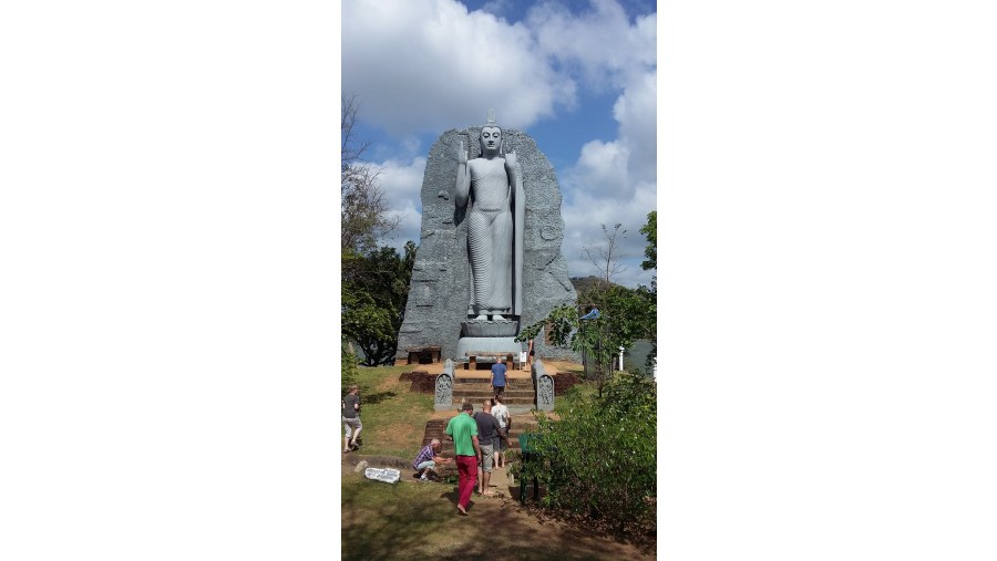 Replica of Awukana Buddha at Minneriya 