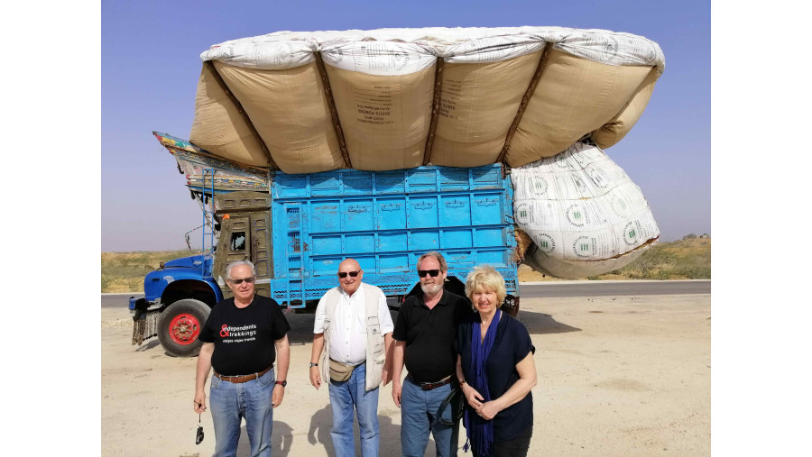 Hay Loaded Truck