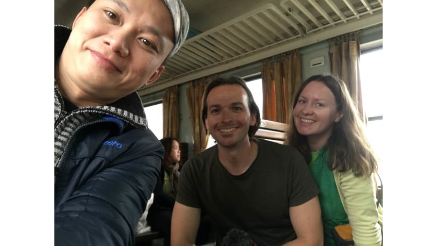 On train from Hue to Da Nang