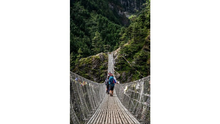 crossing the bridge on the way to ebc.