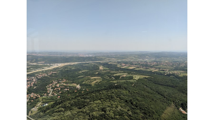 View from Avala tower