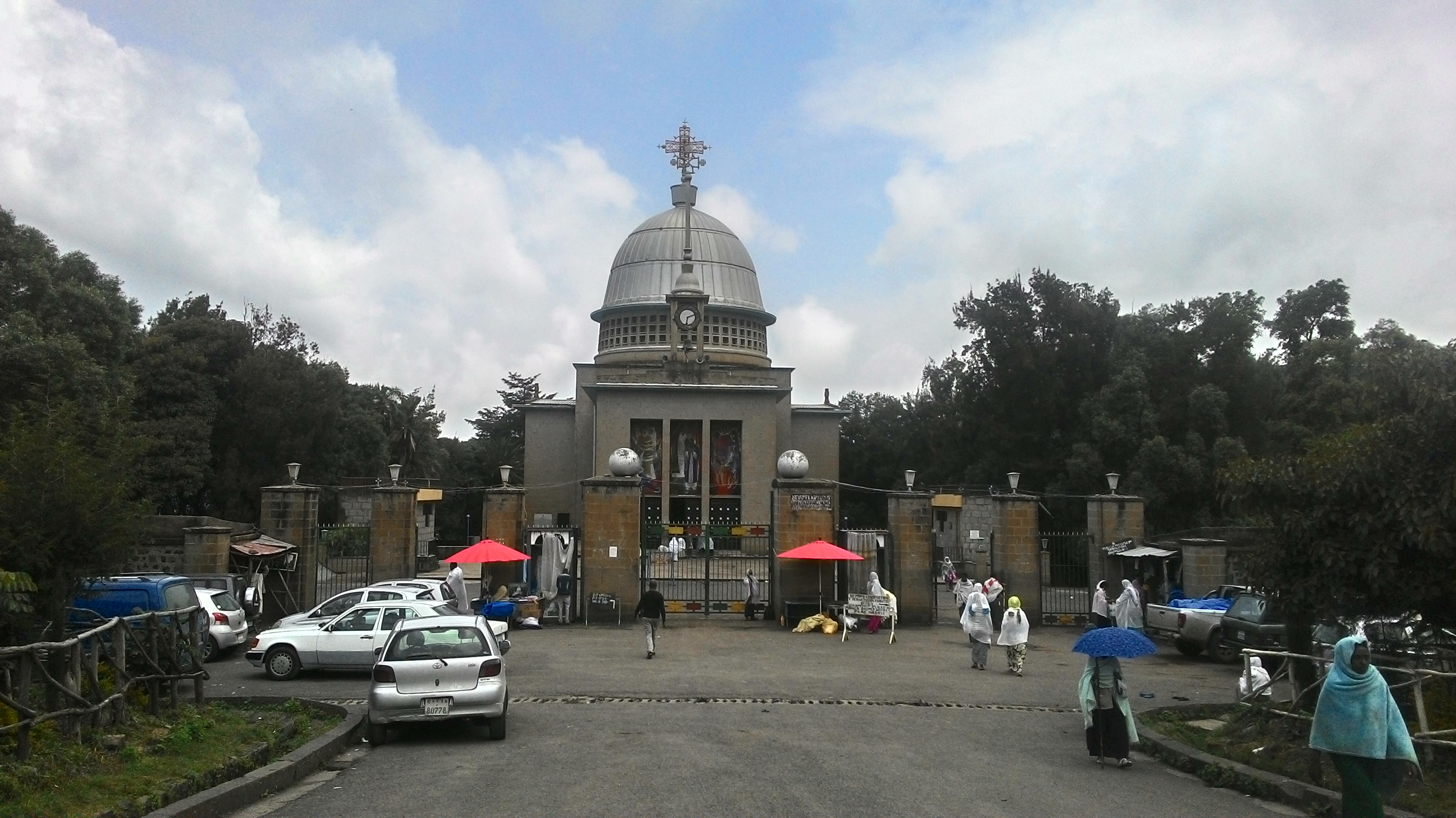 Front of Debre Libanos Monastery