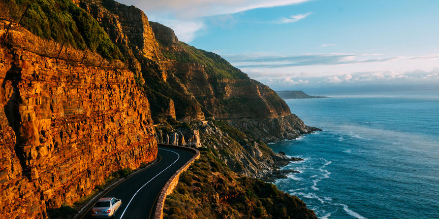 On route to Chapmans Peak