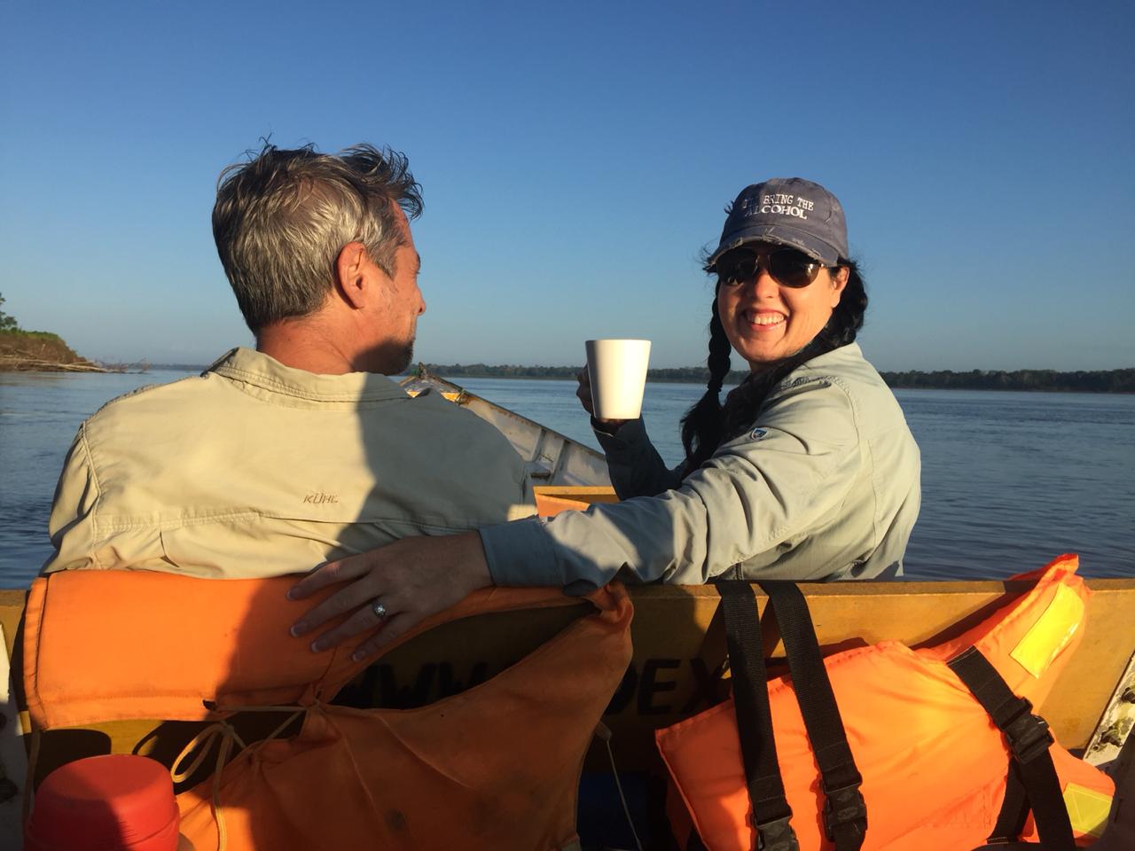 Relax on the boat ride