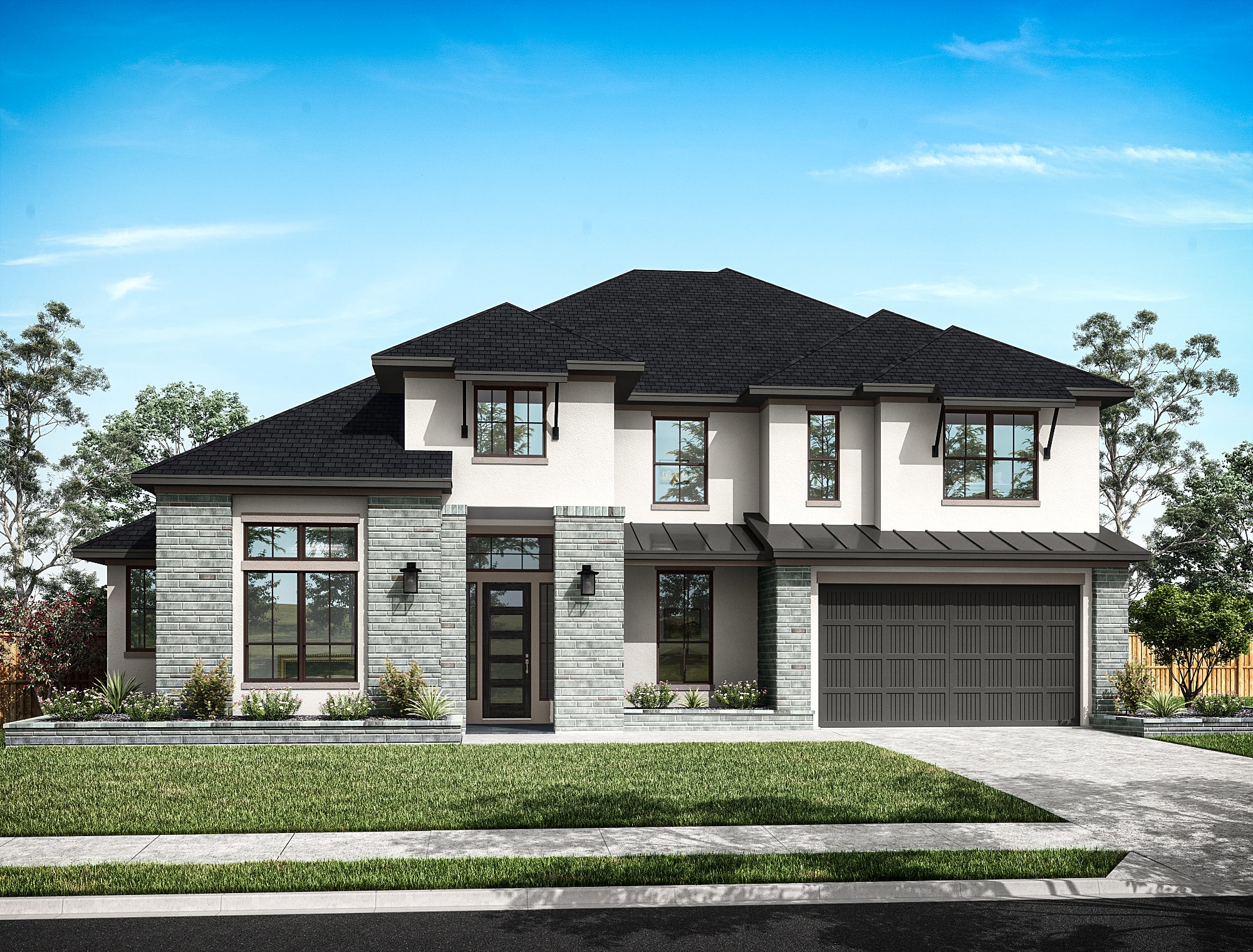 Woodbridge Home Design at Harvest Green 75′ in Richmond, TX | Tri
