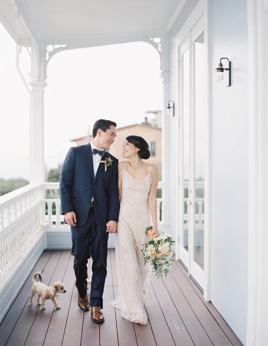 Mansion Wedding Couple
