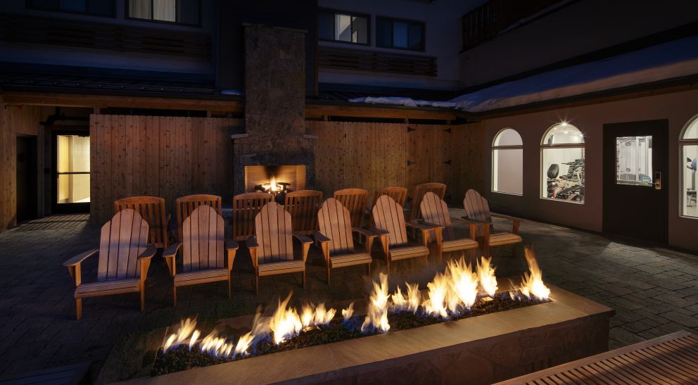 Highline Vail outdoor terrace patio