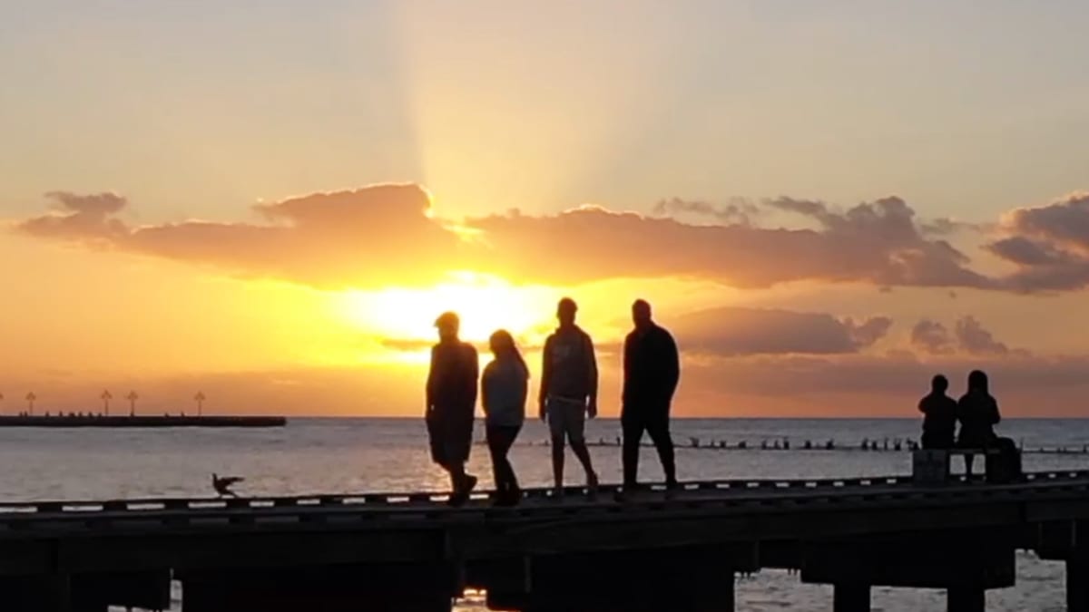 Sunset by the Pier