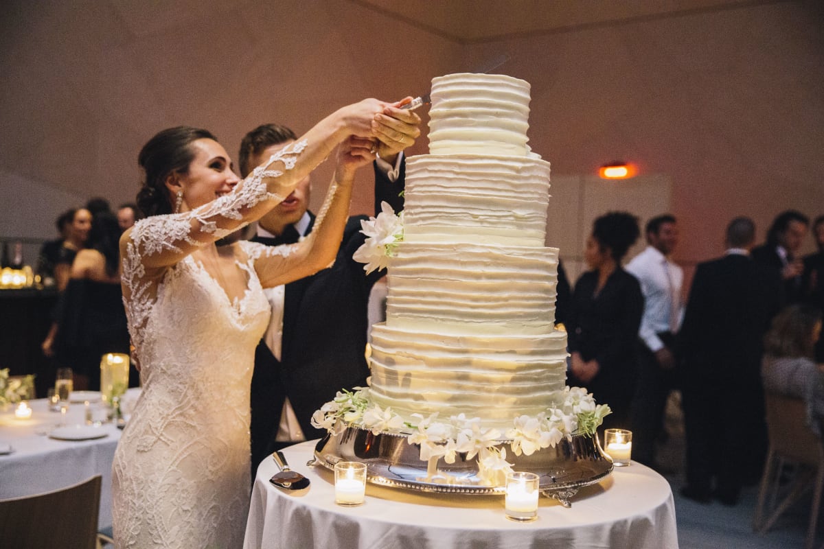 Cake Cutting - Culich Wedding - By KatieLevine