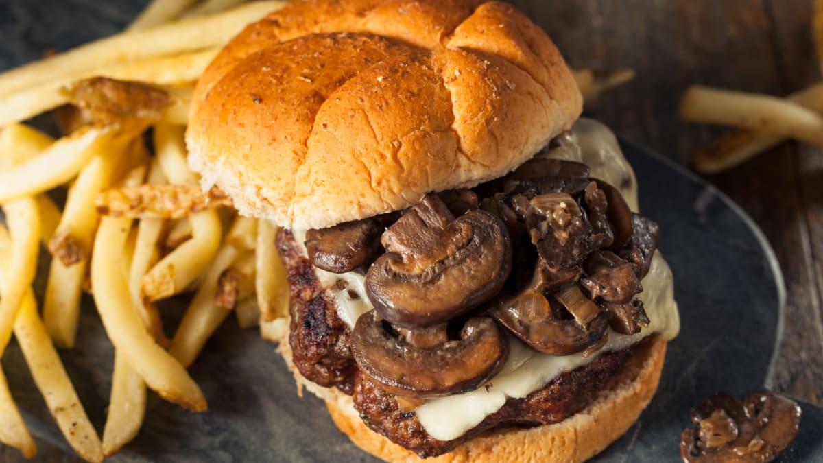 mushroom burger