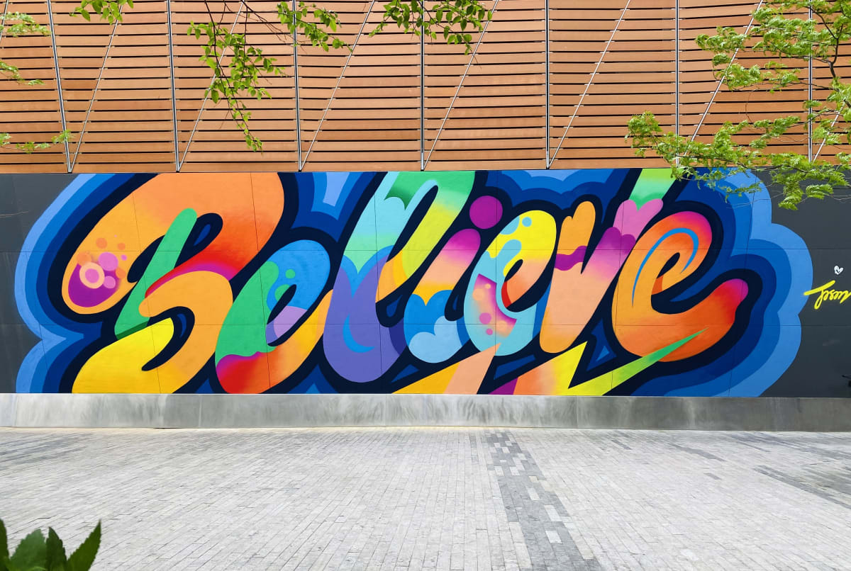 Believe Mural
