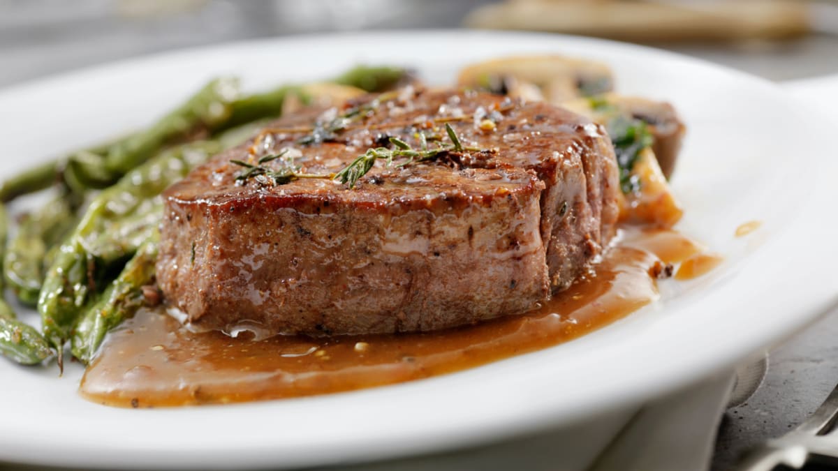 medium rare steak
