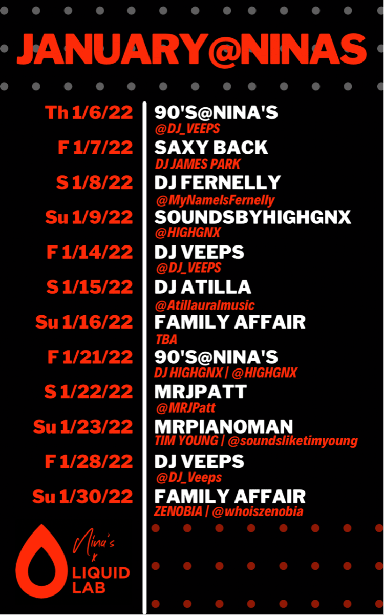 january schedule