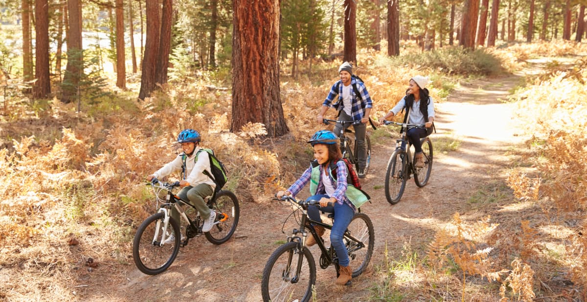 biking