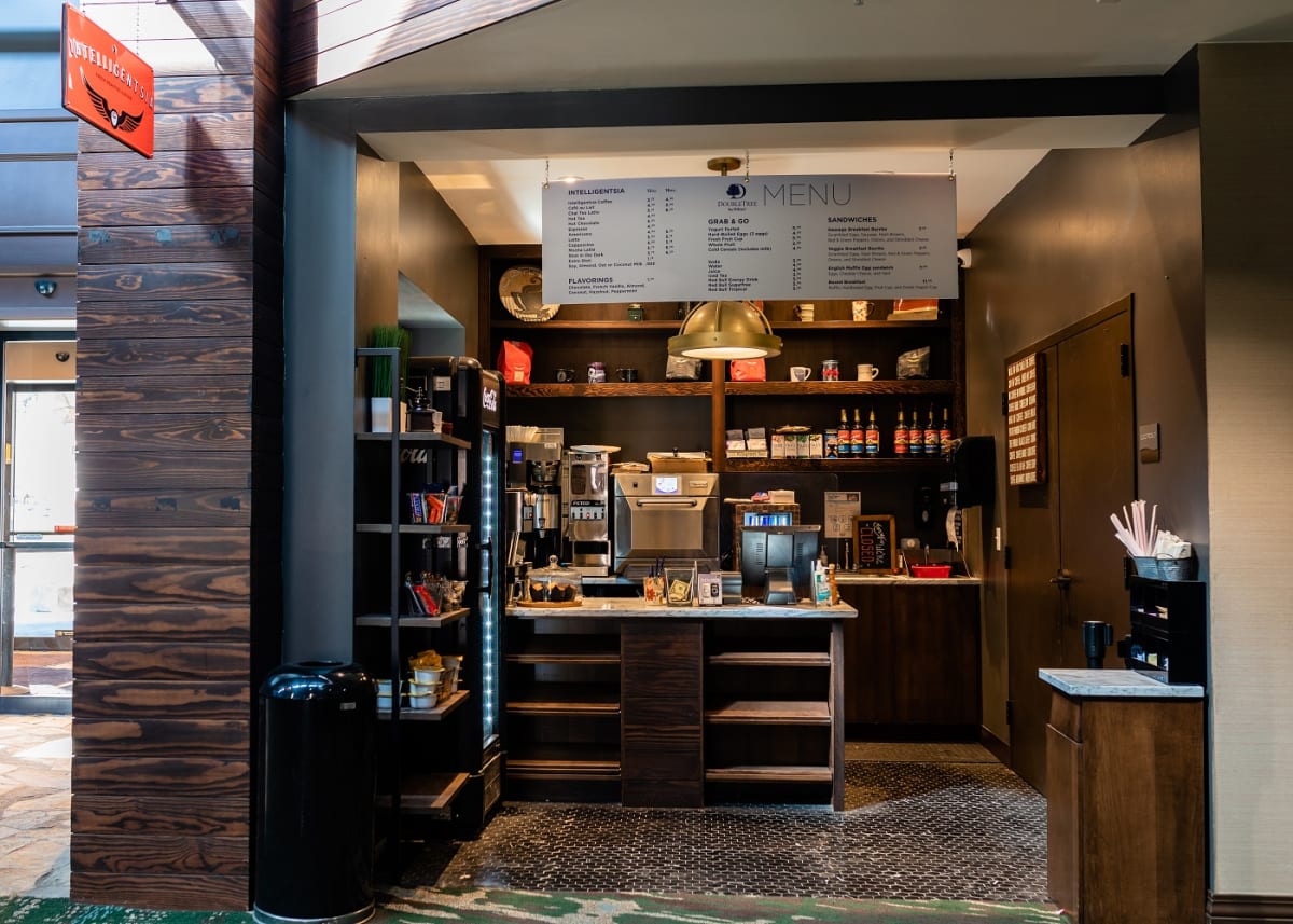 The Yarrow cafe entrance