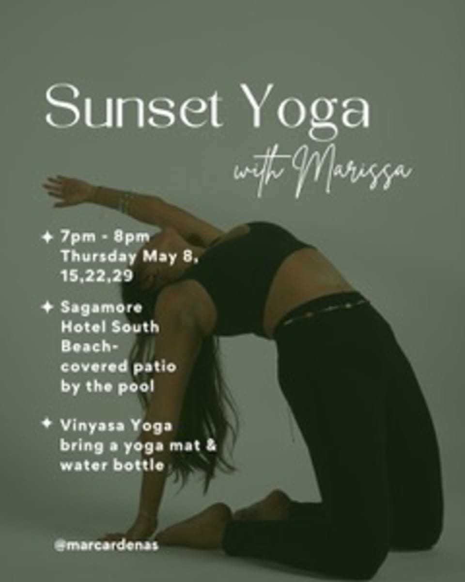 Sagamore Hotel Yoga flyer May