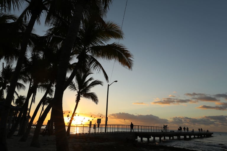 sunset at key west