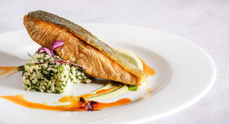 salmon dinner