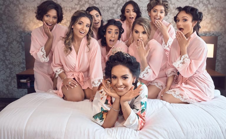 bridal party bedroom