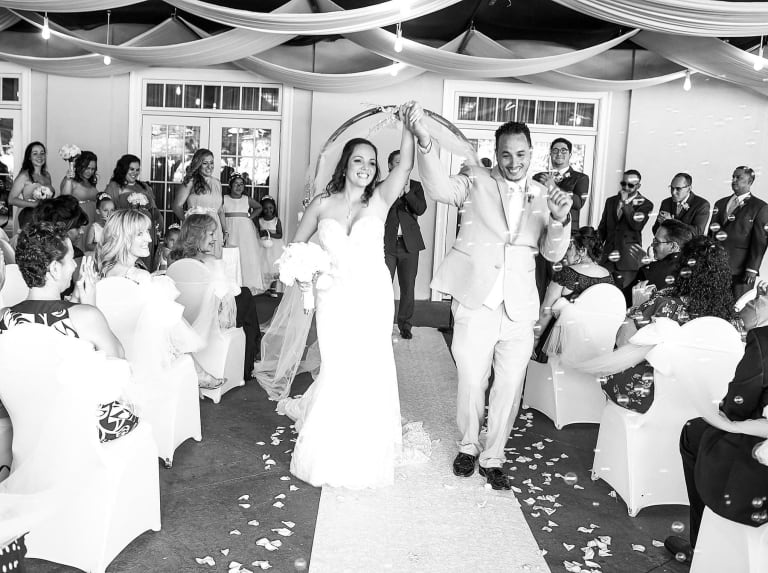 patio ceremony