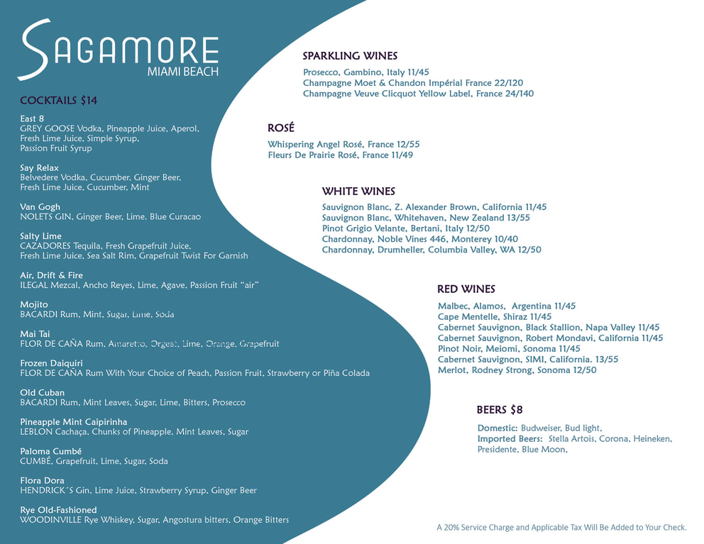 Drink Menu